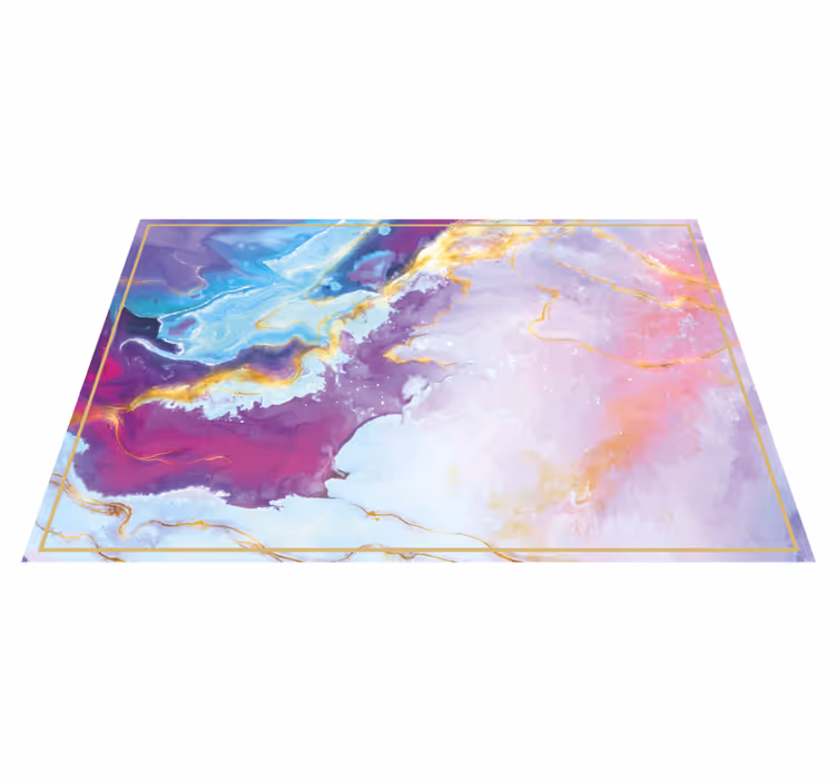 Covor de vinil texturat abstract marmorat - TenStickers