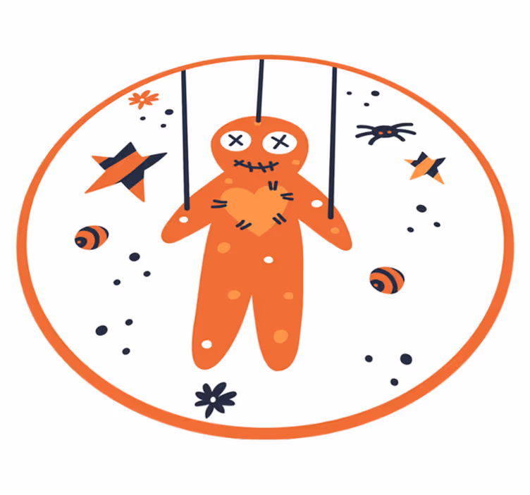 Covor de vinil Halloween turtă dulce de halloween - TenStickers