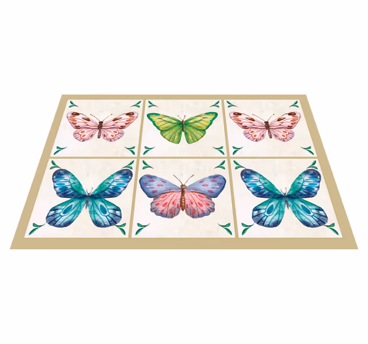 Fluturi dale covor animal - TenStickers