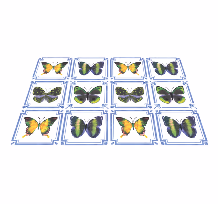 Covor vinil animal model fluture - TenStickers