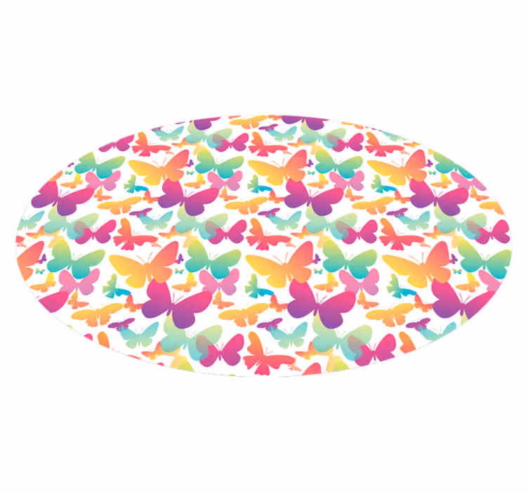 Covor de fluturi gradient pentru animale - TenStickers