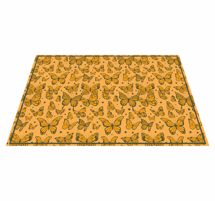 Covor vinil animal deliciul fluturelui - TenStickers