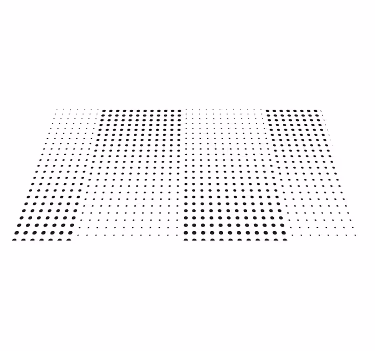Covor de vinil pentru baie gradient de puncte estompate - TenStickers