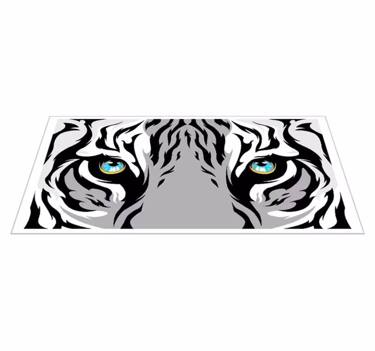Covor pentru animale tigru cu ochi albaștri - TenStickers