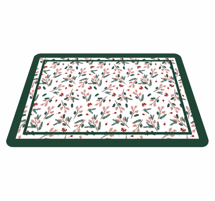 Covor vinil flori și plante grădină botanică - TenStickers