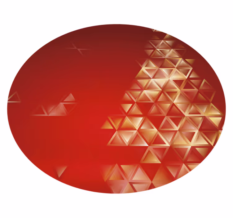 Covor de vinil geometric sferă ombre geometrică - TenStickers