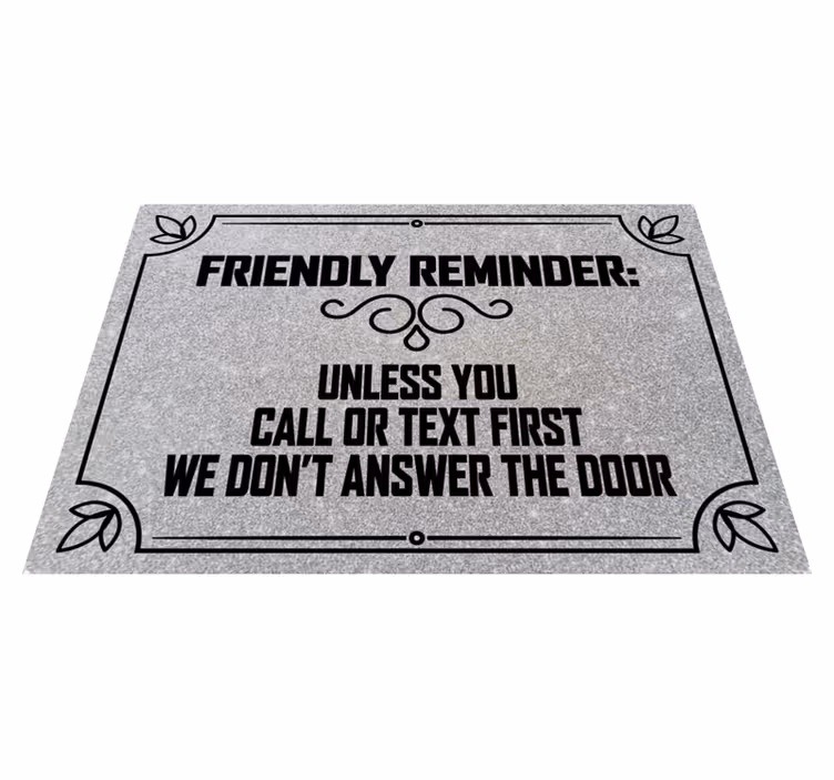 Covor personalizat memento prietenos - TenStickers
