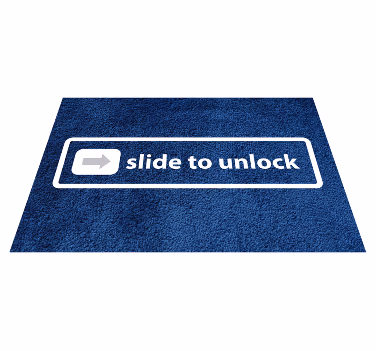 Covoare de vinil cu fraze design de deblocare cu glisare - TenStickers