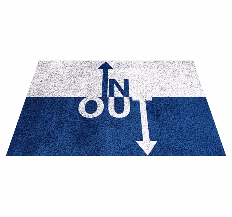 Covoare de vinil cu fraze in out directional - TenStickers