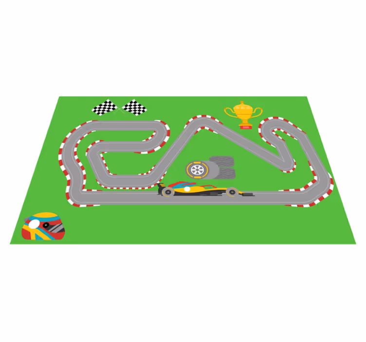 Covor de vinil pentru pista de curse - TenStickers