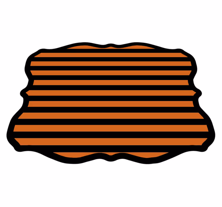 Covor de vinil Halloween dungi de halloween - TenStickers