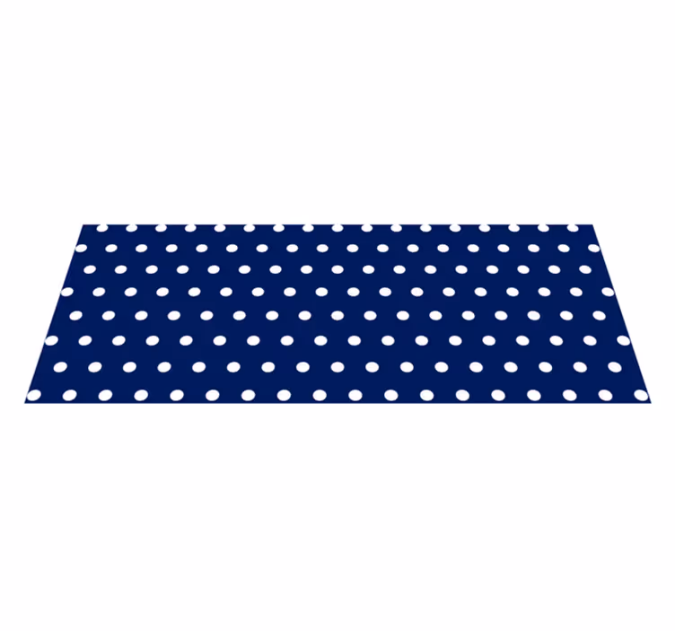 Covor vinil minimalist decor cu buline - TenStickers