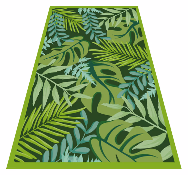 Covor de vinil cu frunze jungle - TenStickers