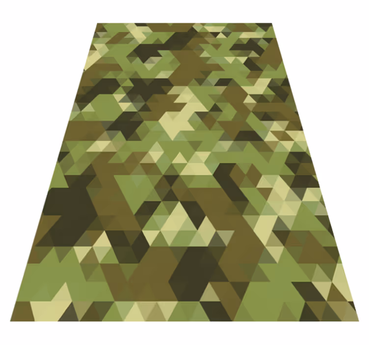 Camuflați covoare geometrice - TenStickers