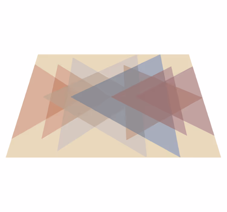Covor de vinil geometric suprapunere geometrică - TenStickers