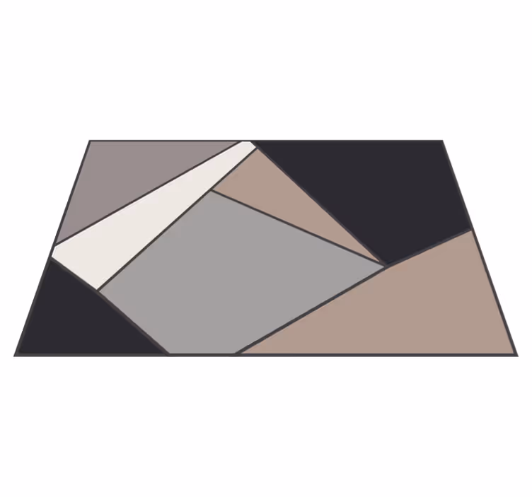 Covor de vinil geometric forme geometrice vinil - TenStickers