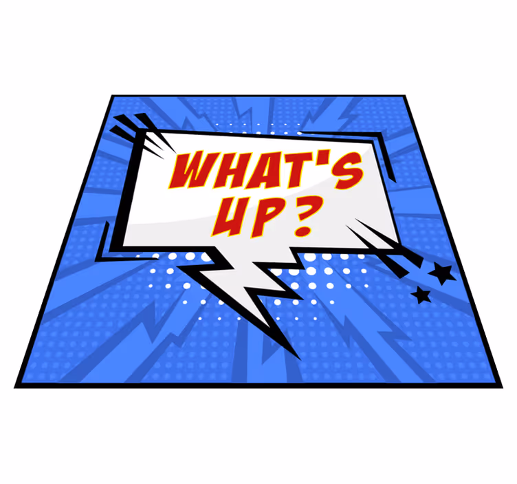 Ce e covorul personalizat comic - TenStickers