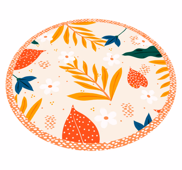 Covor floral cu flori de primăvară - TenStickers