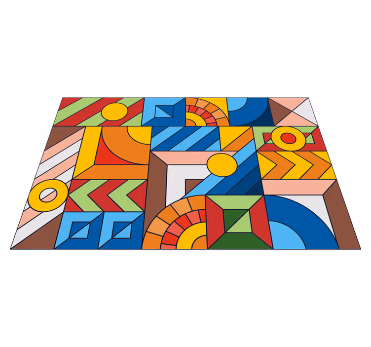 Plăci de mozaic colorat - TenStickers