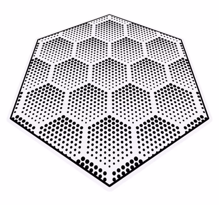 Figurine dot covoare geometrice - TenStickers