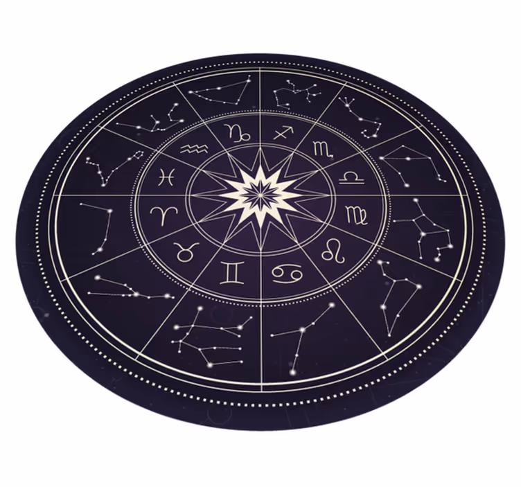 Covor etnic de vinil pentru horoscop - TenStickers