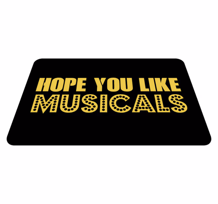 Covoare de vinil cu fraze spera ca muzicale - TenStickers