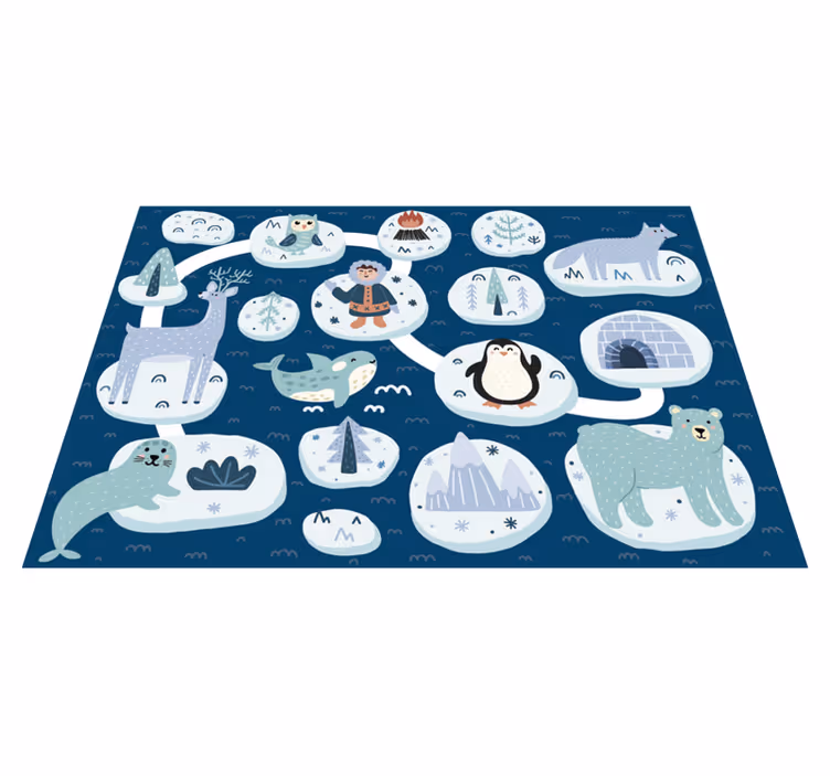 Covor polar din vinil pentru copii - TenStickers