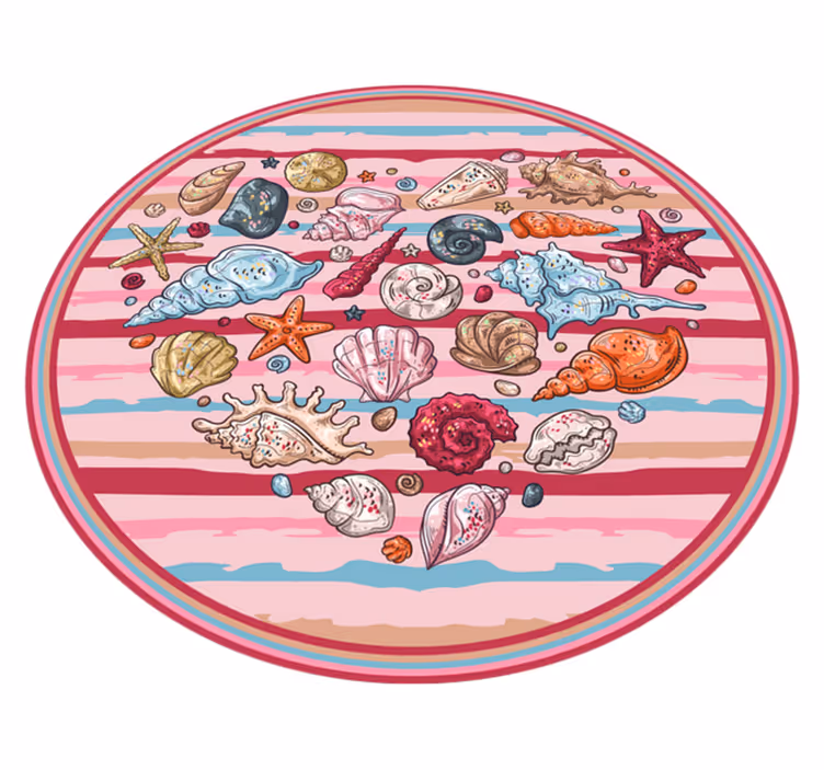 Covor vinil animal comori de pe litoral - TenStickers