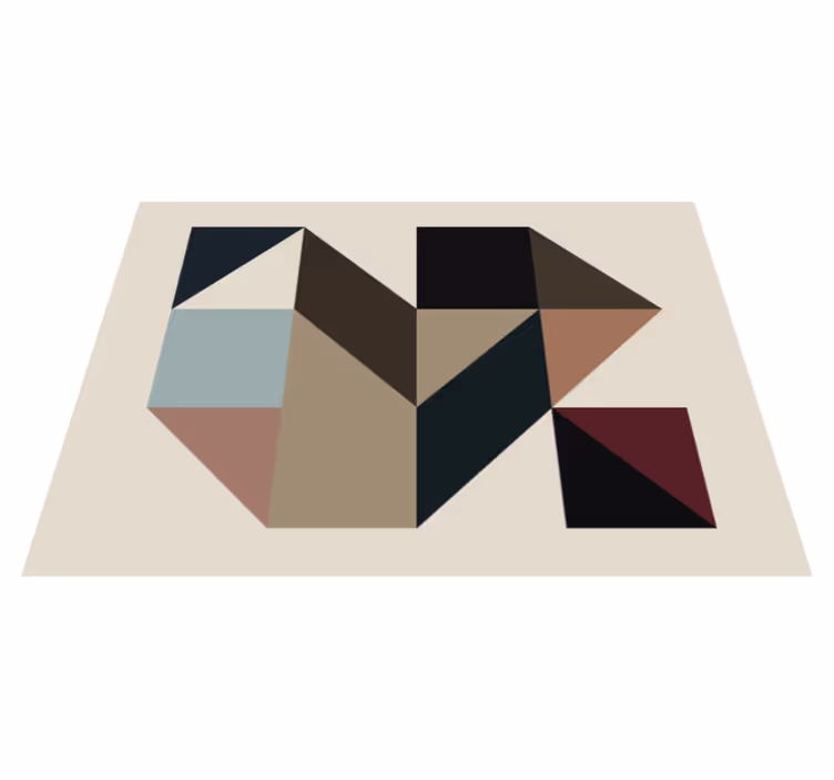 Covor de vinil forme geometrice covoare geometrice - TenStickers