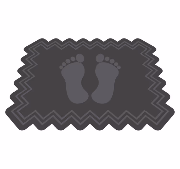 Covor de vinil pentru baie covoraș de baie de amprentă - TenStickers