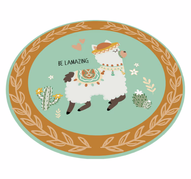 Covor vinil animal fi lamazing - TenStickers