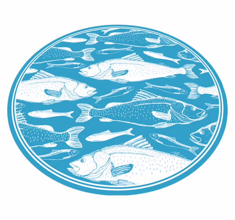 Pardoseală din lemn cu model de iarbă de mare - TenStickers