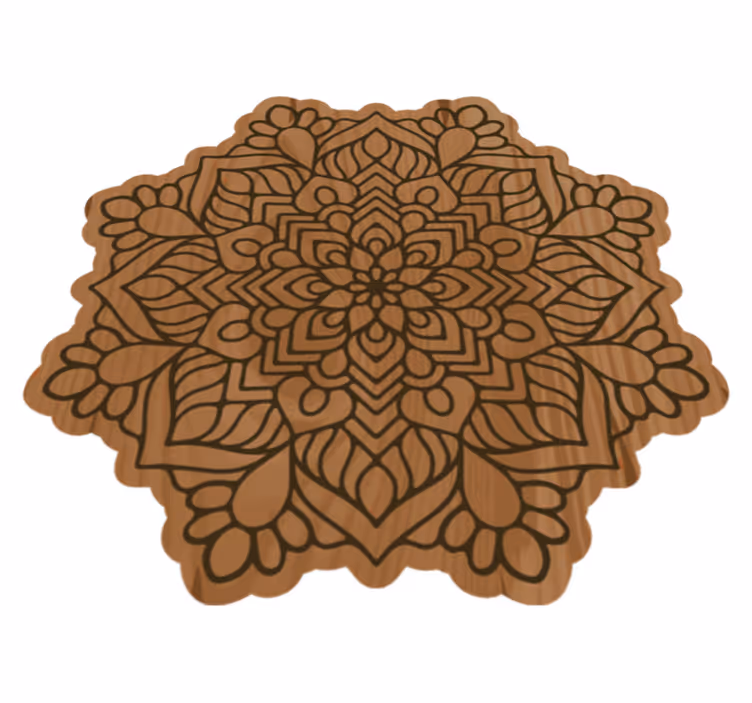 Covor vinil mandala complexitate mandala - TenStickers