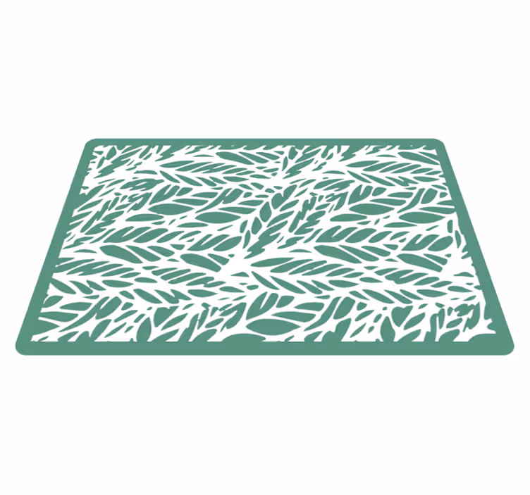 Frunze verzi covor floral jungla - TenStickers