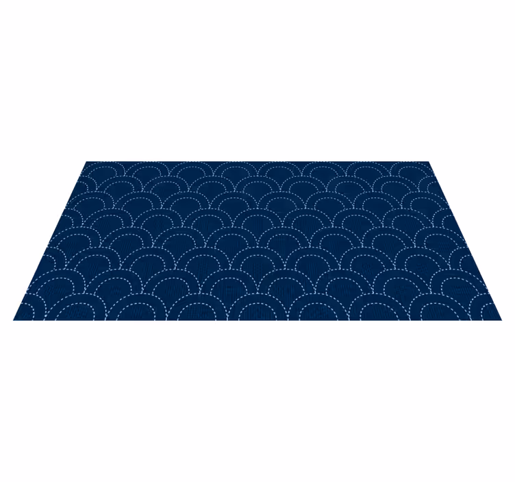 Covor de vinil geometric adâncimea modelului de scoici - TenStickers