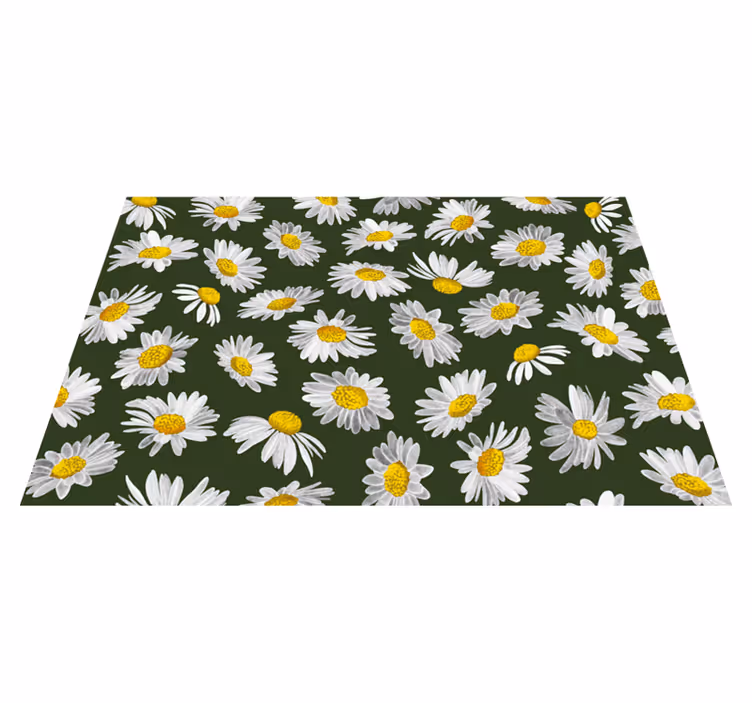Covor de margarete covor floral - TenStickers