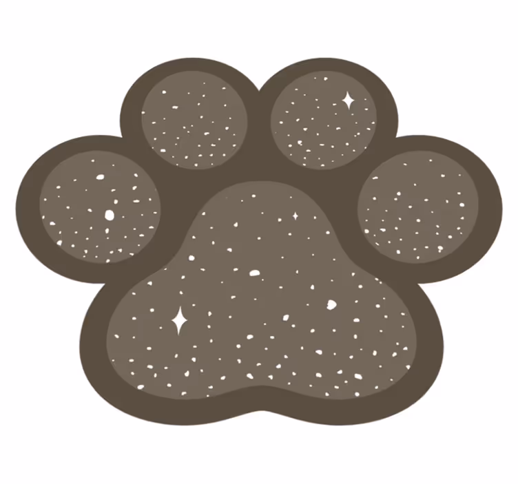 Covor de vinil covor laba covor animal - TenStickers