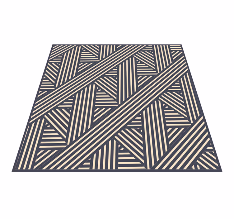 Covor de vinil geometric diagonale geometrice - TenStickers