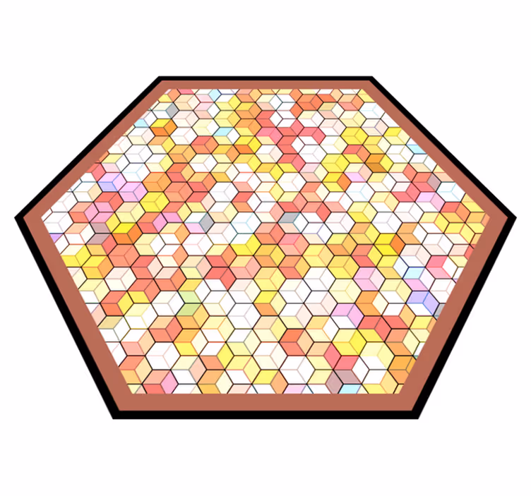 Covor țiglă multicolor - TenStickers