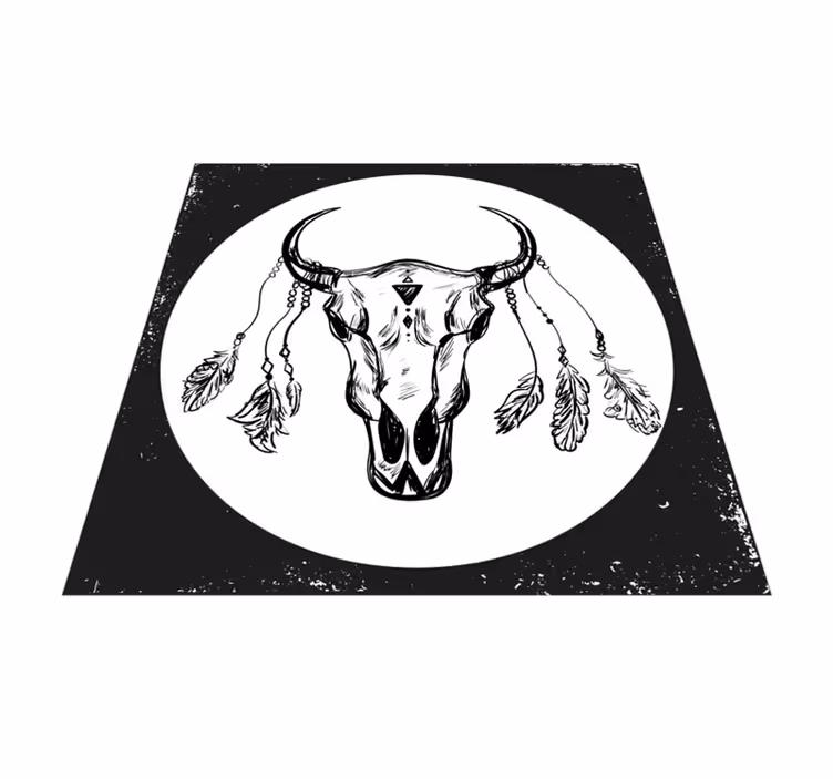Covor craniu boho compoziție covor etnic - TenStickers