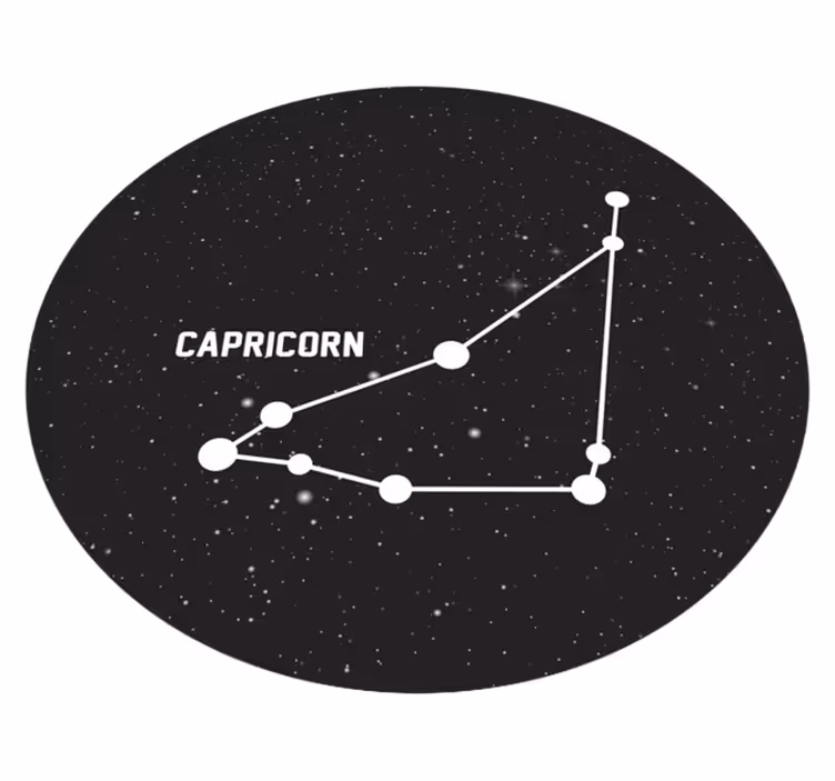 Covor de vinil stele constelația capricornului - TenStickers