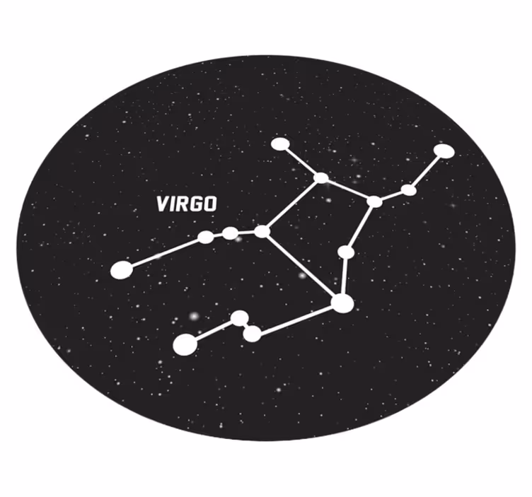 Covor de vinil stele constelația fecioarei - TenStickers