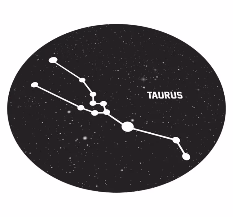 Covor de vinil stele constelația taurului - TenStickers