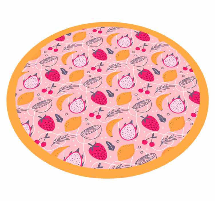 Covor vinil animal deliciu fructat - TenStickers