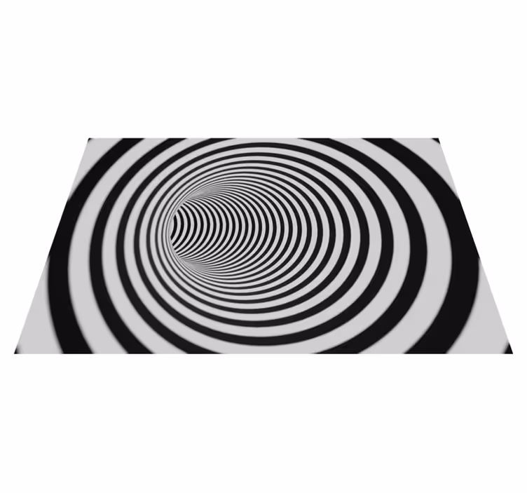 Covoare geometrice tunel 3d - TenStickers