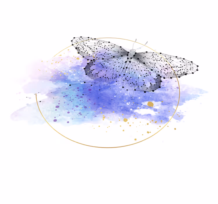 Covor de vis fluture animal - TenStickers