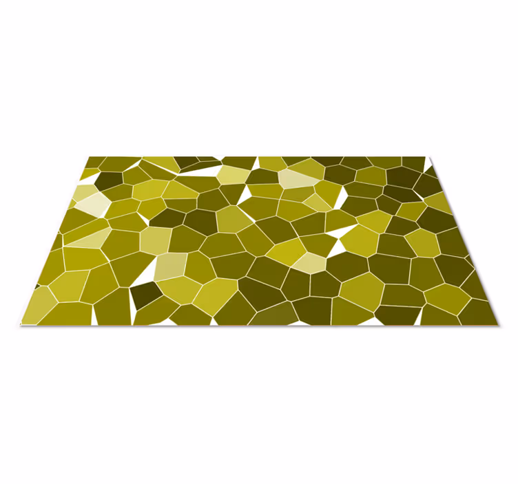 Covor modern pietre mozaic verde - TenStickers