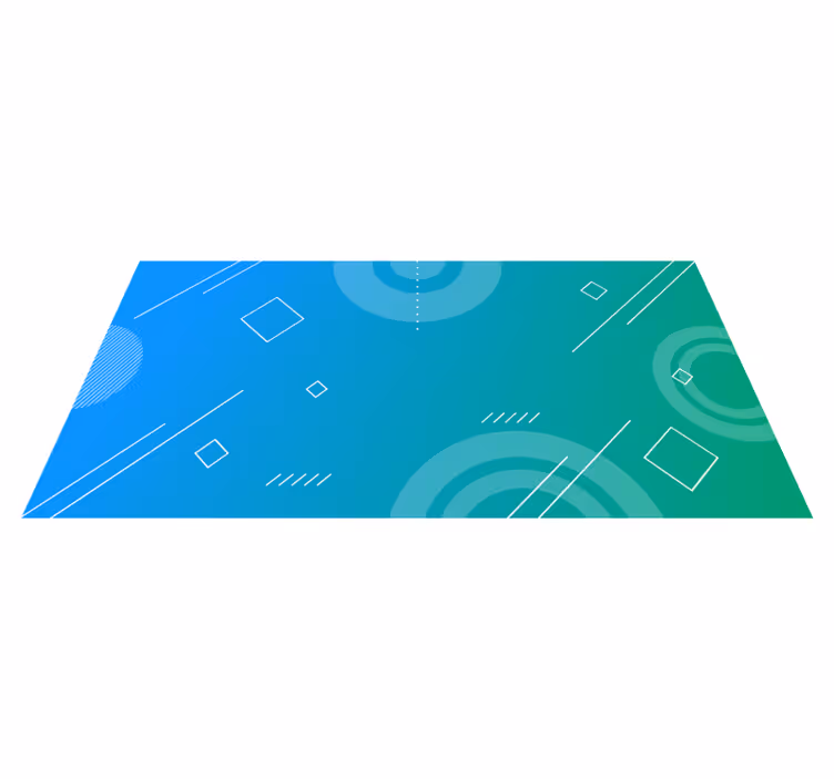 Covor de vinil geometric gradient geometric abstract - TenStickers