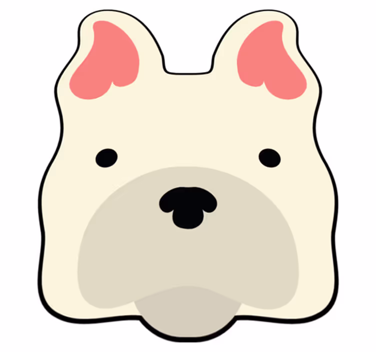 Covor vinil animal drăguț decor canin - TenStickers