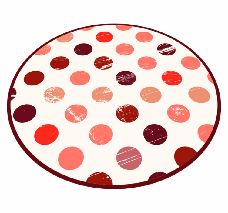Covor de vinil texturat buline circulare - TenStickers